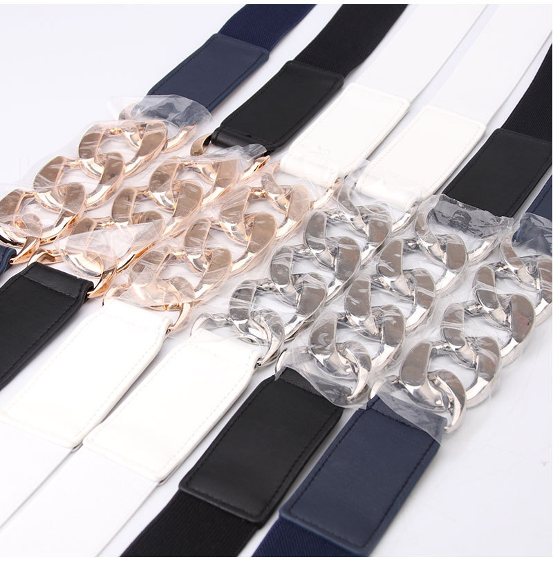 Wholesale Fashion Cross Chain Buckle Type Belt Nihaojewelry display picture 2