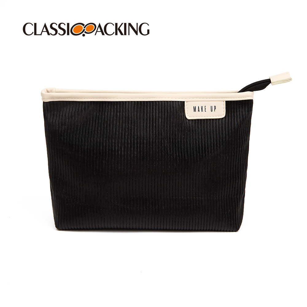 Bolsa de almacenamiento de gran capacidad al por mayor de fábrica, bolsa de almacenamiento para productos para el cuidado de la piel, bolsa de cosméticos portátil para viajes de negocios, logotipo impreso