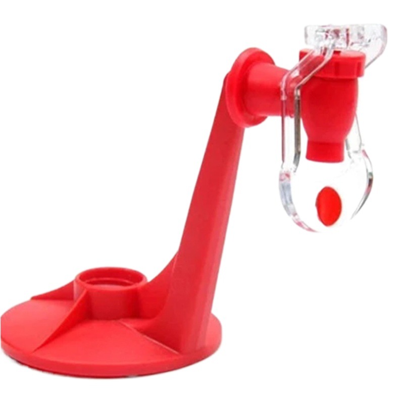 Botella de coque dispensador de agua invertido Dispositivo de bebida mano presión dispensador de agua instrumento musical dispensador de agua invertido dispensador de agua