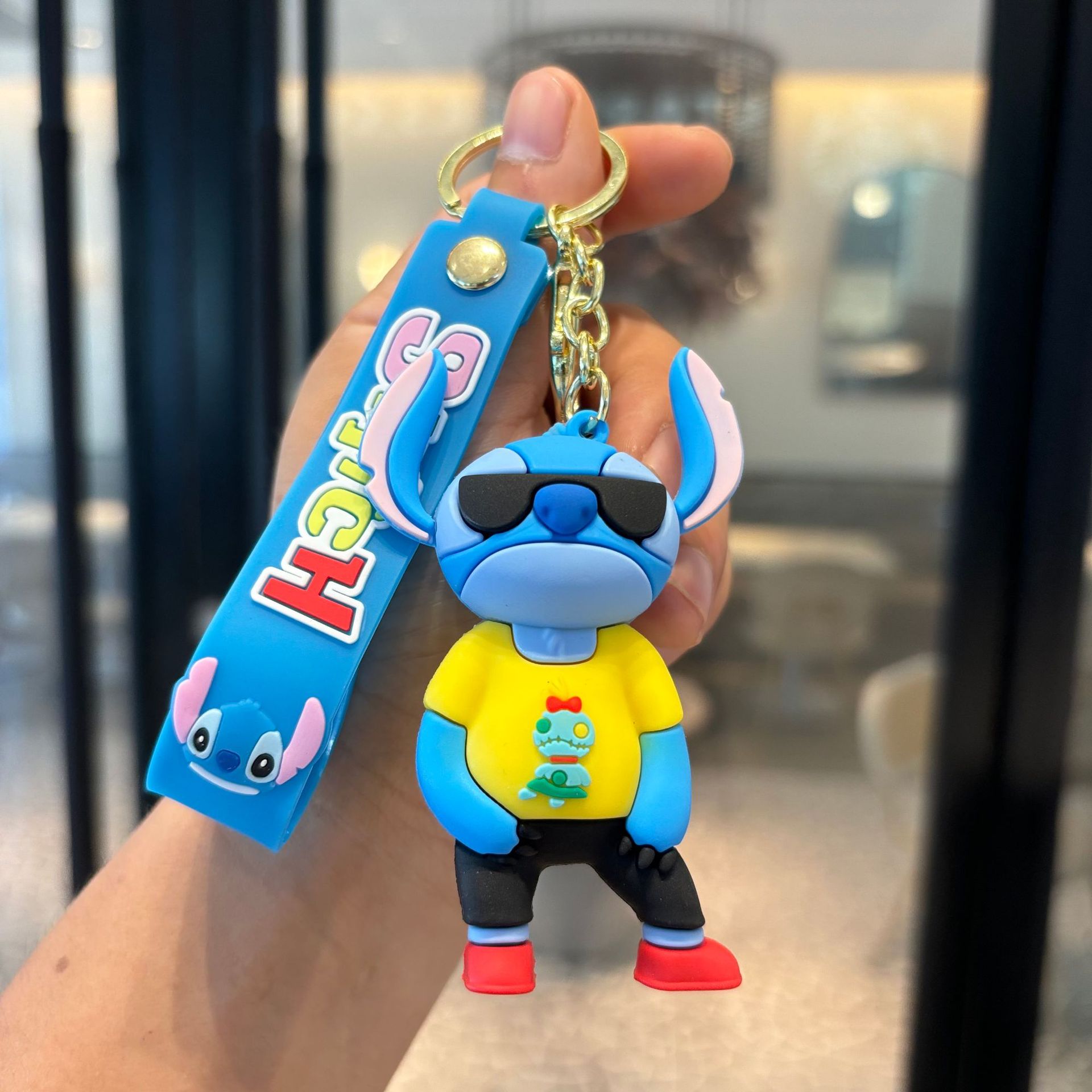 Cruce fronterizo Steely Keychain muñeca adorable pareja mochila colgante creativo coche atrapar bebé pequeño regalo al por mayor