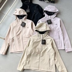 KL同款克隆户外冲锋衣登山服男女情侣同款软壳冲锋衣防水外套连帽