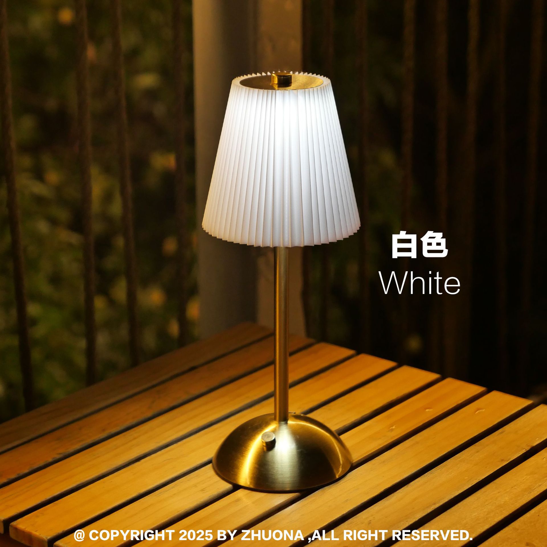 Lámpara de mesa de metal de tela más vendida de Amazon, decoración de carga LED, luz ambiental, restaurante USB, dormitorio, luz de noche junto a la cama