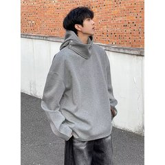 潮牌citboyフード付きの男性スタンドカラーのパーカー