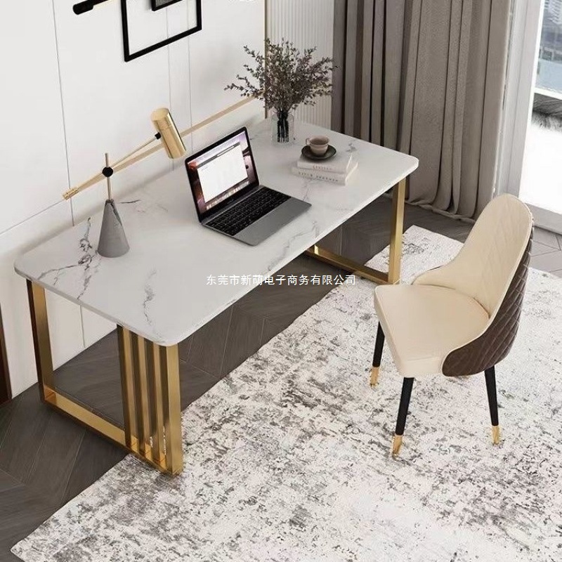 Slate Computer Study Table Office Simple and Elegant Balcony Desk Slate Desk Desktop Table Slate Mobile Desk