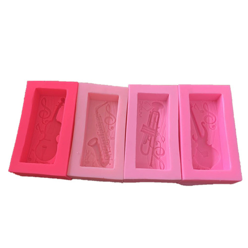 AW021-24 Musical Note Instrument Silicone Soap Mold