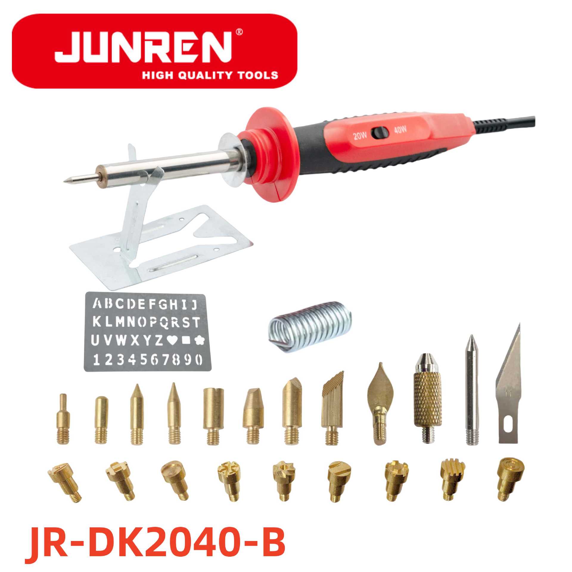 JR-DK2040雕刻烙铁/烙画/烫画笔/燃木/雕花笔电烙铁外热式电烙铁