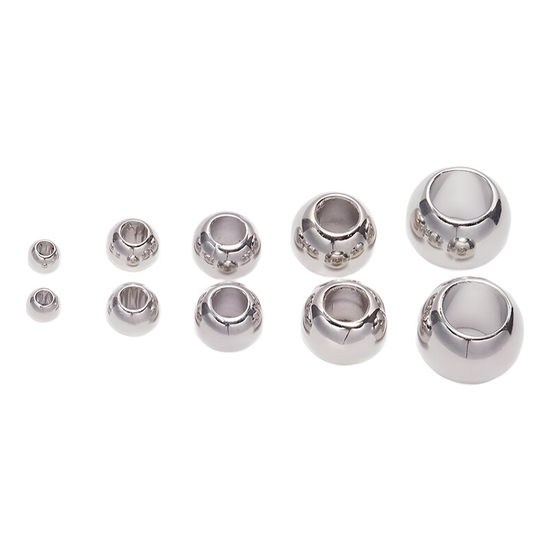 Ccb Electroplated Large Hole Beads Round Beads Plastic Beads DIY Jewelry Accessories Spacer Beads Silver Gold Color in Stock Ccb Electroplated Large Hole Beads Round Beads Plastic Beads DIY Jewelry Accessories Spacer Beads Silver Gold Color in Stock