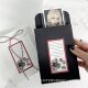 Black and white cowhide paper box high color value diy gift box out of the card star small card packaging advanced sense packaging