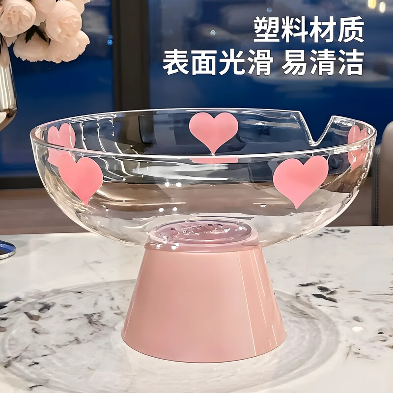 果盘轻奢风高档摆放零食盘创意高颜值水果盘客厅茶几家用新款|undefined