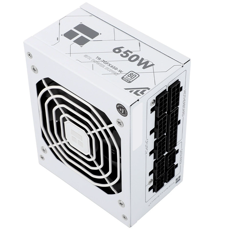 Блок питания для корпуса компьютера LiMin TGFX650-W, золотой сертификат, полностью модульный, номинал 650 Вт, тихий, новинка