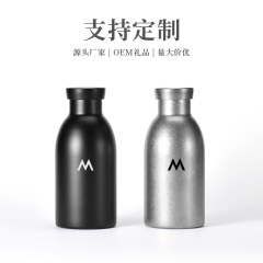 M家スタンドコーヒーカップ保温ポット黒ステンレス色同タイプ保温24bottles小口瓶全鋼