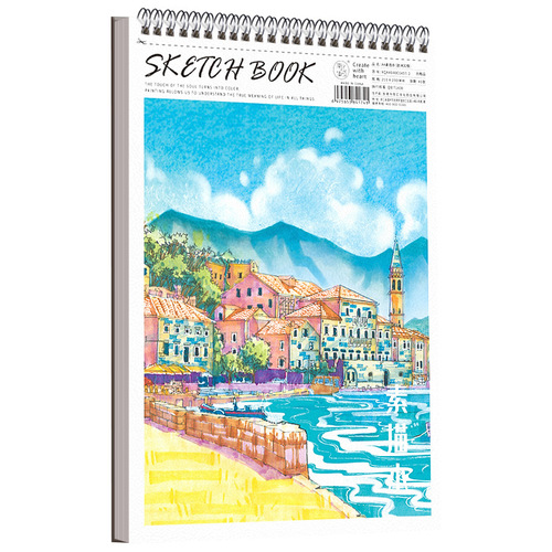 A4 thick sketchbook drawing pad for children, kindergarten, and primary school students, with tear-off lines and picture pad, suitable for markers