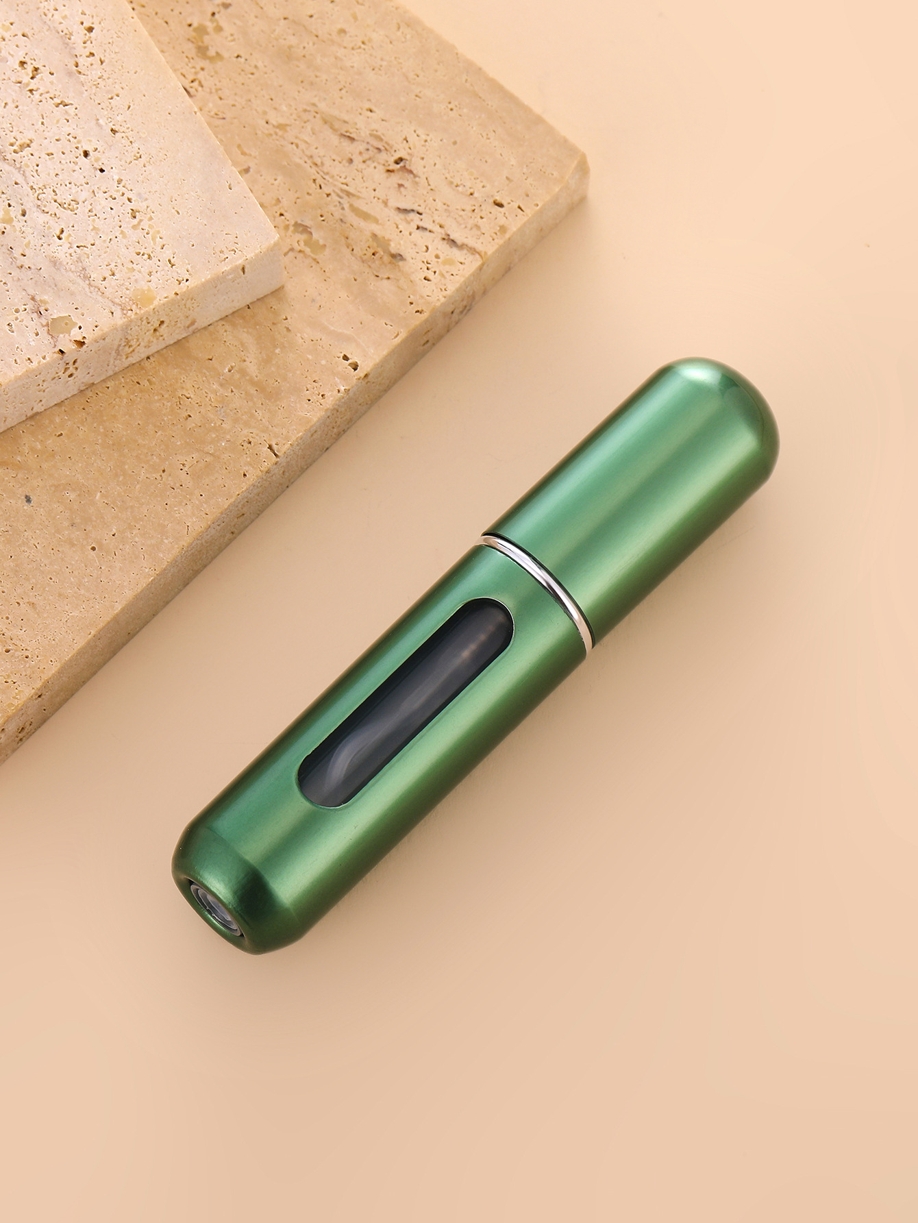 5ml de carga directa inferior perfume sub-botella portátil tipo empuje muestra de aerosol de aluminio botella vacía mini niebla fina sub-embalaje artefacto