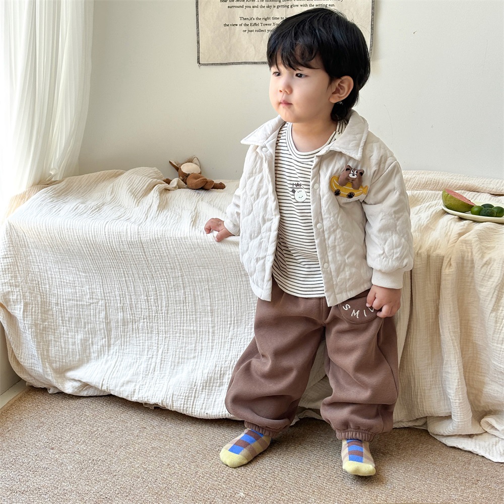 Ropa para niños de calidad Youhe, estilo de invierno para niños, chaqueta abrigada acolchada de algodón, ropa exterior acolchada, abanico de moda, bebés y niños al por mayor