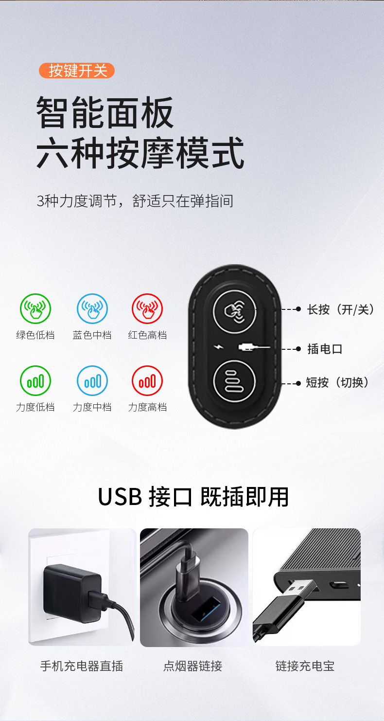 Car Headrest Electric Massage Office Car Waist Cushion Waist Cushion Seat Neck Pillow suit Car Lumbar