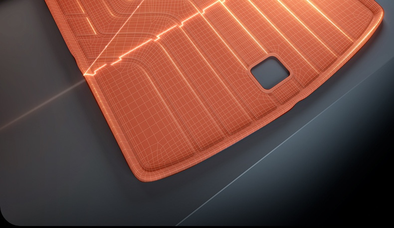 Specially Used for Toyota Platinum 3X Trunk Mat Tpe2025 Car Trunk Mat Modification Accessories Foot Mat Supplies