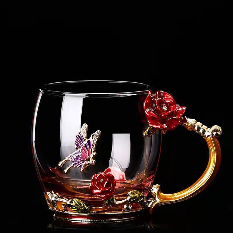 Vaso de vidrio tallado de mujer de estilo europeo, regalo creativo para el hogar, decoración del día de San Valentín, tazas de cubiertos, tazas de agua