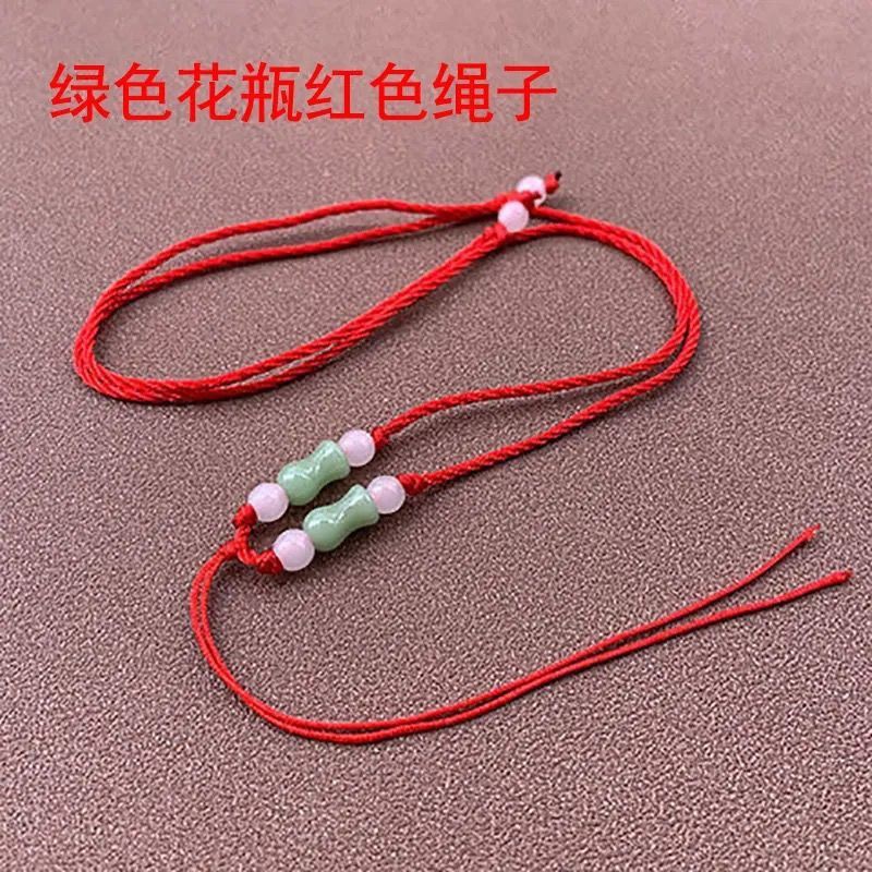 Cordón colgante al por mayor cordón de cuello multicolor jade ágata cordón tejido ajustable cordón de collar más cuentas de jade