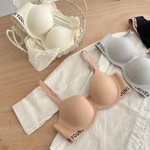 漫画胸超厚5cm内衣女小胸聚拢显大加厚平胸专用馒头杯美背文胸罩