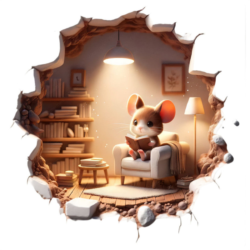 C 스타일 마우스 스티커