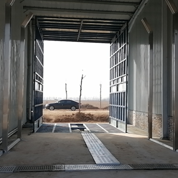 鲁鸿360度无死角物流园货车消毒 集装箱车辆消毒通道 卡车消杀喷