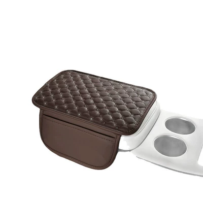 Armrest box pad: Box Protective Cover Storage Pocket