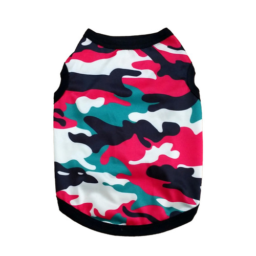 Pet Dog Clothes Camouflage T-Shirt Dog Clothing Cute Pet Cat Clothes Charming Pet Fashion