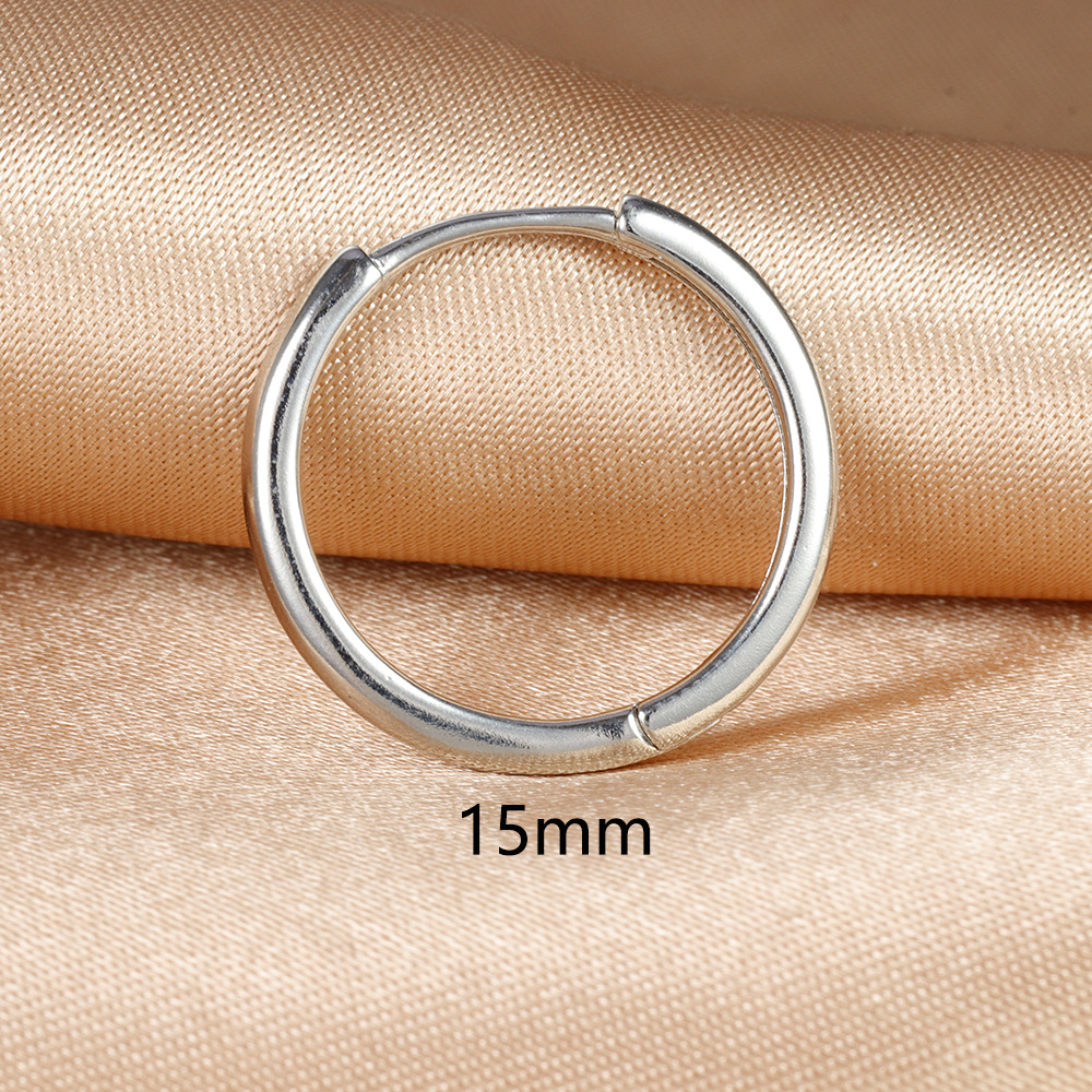 1 Piece Simple Style Circle Plating Copper Earrings display picture 22