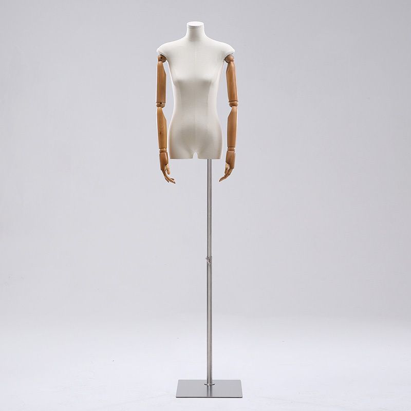 Tienda de ropa de estilo coreano cuerpo plano de alto nivel de mujer mitad de ventana de ropa de mujer muñeca plataforma de exhibición de cuerpo grueso nuevo pecho pequeño