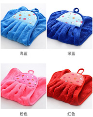 Wholesale Cute Hanging Hand Towels for Restrooms, Absorbent & Thickened Household Hand Towels, Soft Handkerchiefs