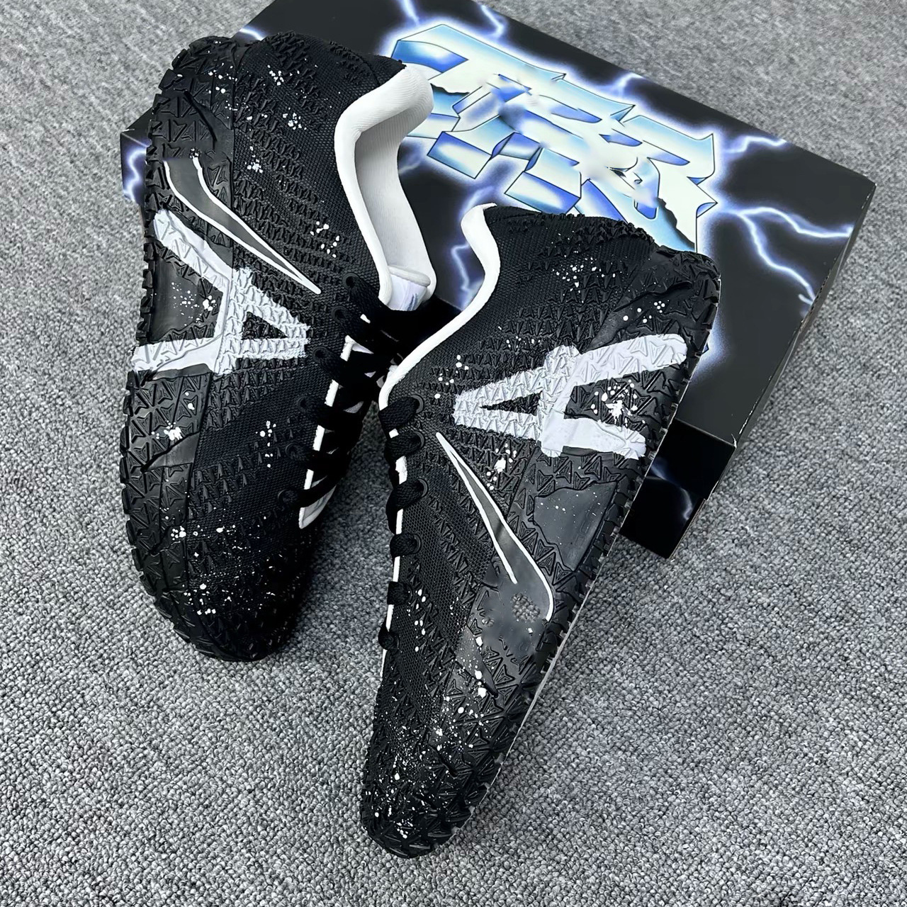 Pure original Ja3 Morant tres generaciones de pulso negro, zapatos de baloncesto nocturno para hombres y mujeres, zapatos deportivos de moda