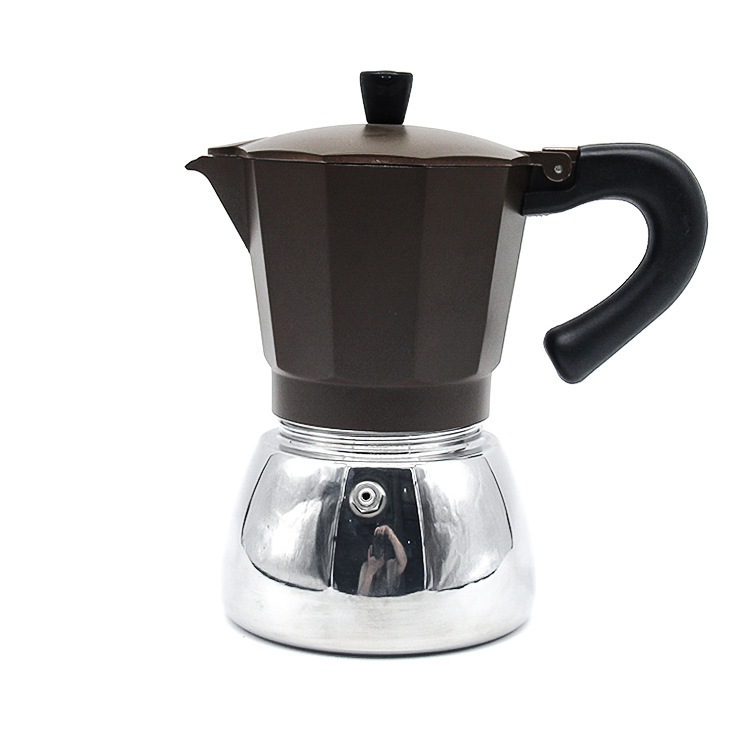 Upper aluminum lower steel mocha pot coffee pot hand coffee pot Italian classic espresso latte Mocha