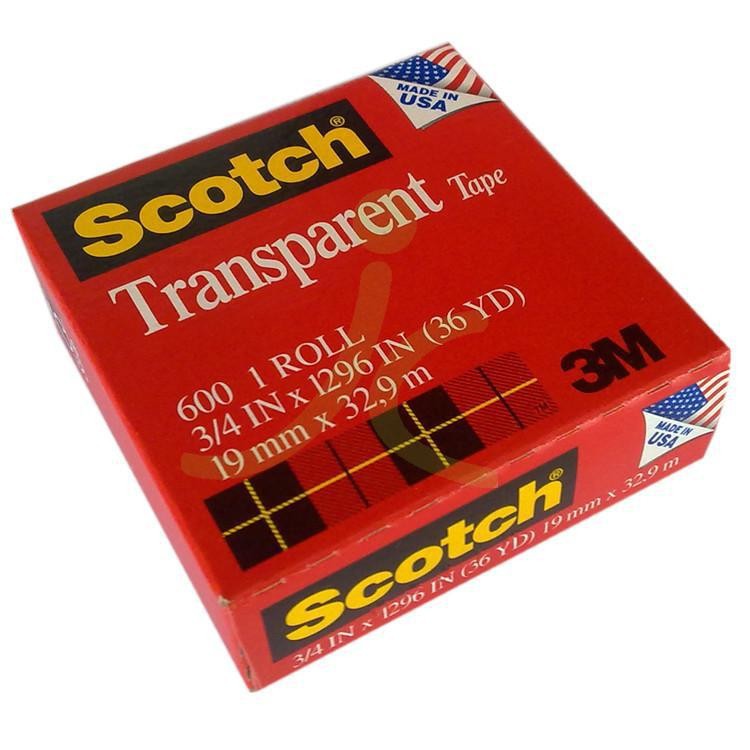 3m思高600测试胶强力无痕学生文具胶带批发油墨百格透明测试胶带