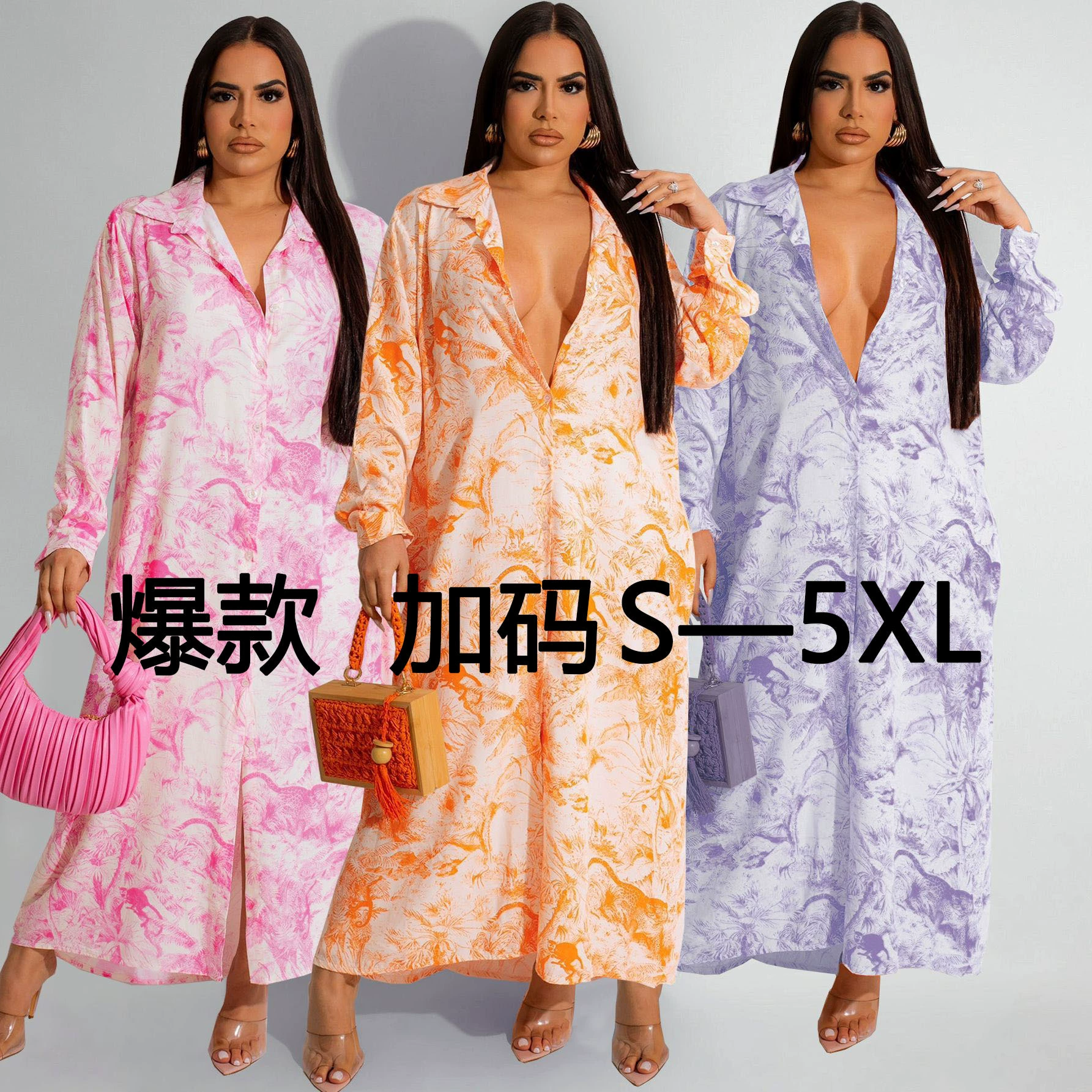 3010 европейские и американские винтажные лацканы со свободным тонким платьем