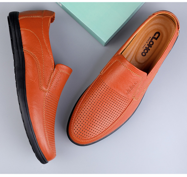 B3963 870K GIÀY DÉP SANDAL NAM QUARYT ĐẾ MỀM MÙA HÈ MA SÁT CHỐNG TRƯỢT THOÁNG KHÍ GIÀY DÉP NAM DA BÒ G03 SẢN PHẨM MỚI