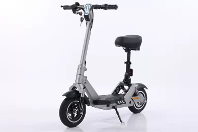 Cross-Border Electric Scooter, Aluminum Cast Folding Electric Vehicle, Lithium Battery-Powered Two-Wheeled Mini Electric Scooter (Qatlanan elektrik skuterlər) - magnesium-alloy-frame-premium-graystandard-48v12ah-lithium-battery