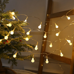 クロスボーダー LED ストリングライトクリスマスペンダントクリスタル雪だるま五芒星ストリングライトクリスマスライト装飾用品