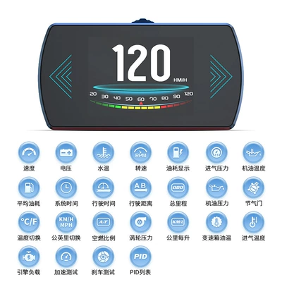 Fuel Consumption Turbo Pressure Gauge – Vehicle HUD