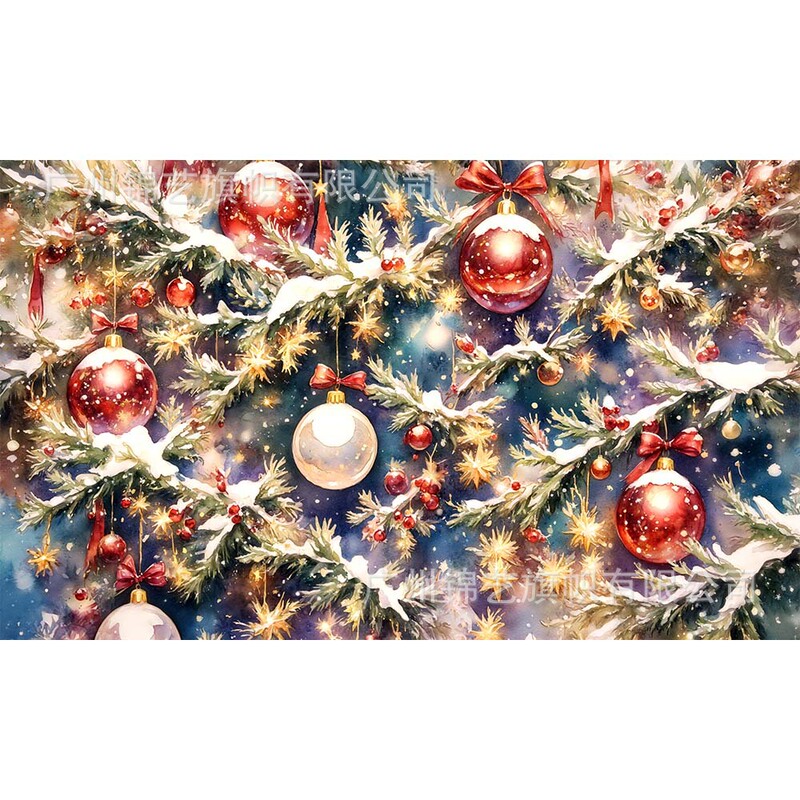 新しいクリスマス背景布アマゾンクリスマスツリーホリデーバナー装飾パーティーシーンレイアウト|undefined