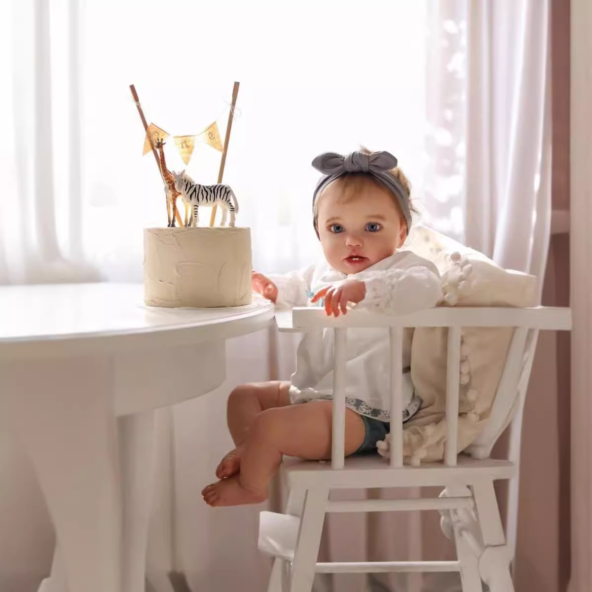 El NPK 60 cm de simulación de bebés renacer muñeca lottie Filamento de sangre venosa se puede ver en la fuente transfronteriza 1