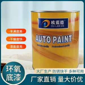 Epoxy primer car 2K Two-component metal anti-rust car matte oil paint epoxy primer Marine anti-rust