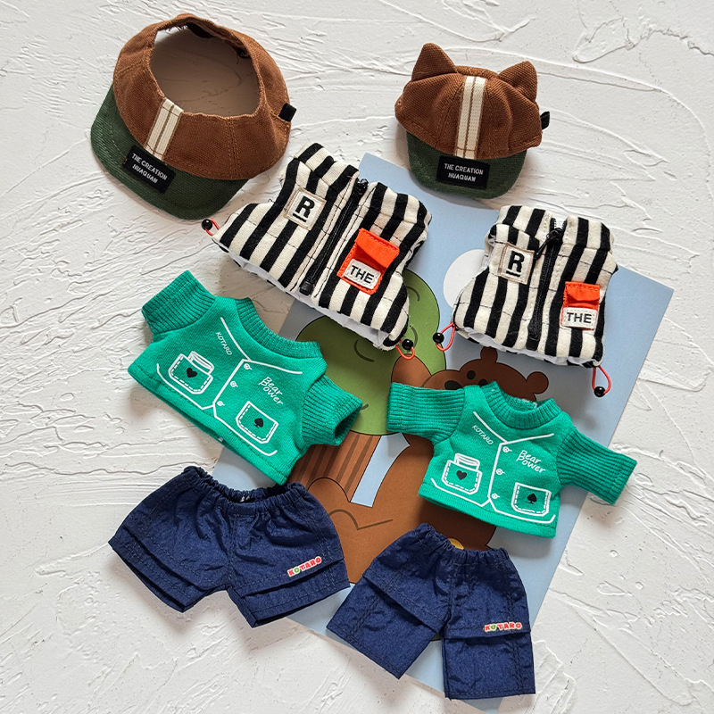 Only Doll Clothes Abubu Doll Clothes Nyota Plush Clothes Dress-Up Bear Doll Clothes Accessories T008 Street Kid Outfit Set Only Doll Clothes Abubu Doll Clothes Nyota Plush Clothes Dress-Up Bear Doll Clothes Accessories T008 Street Kid Outfit Set