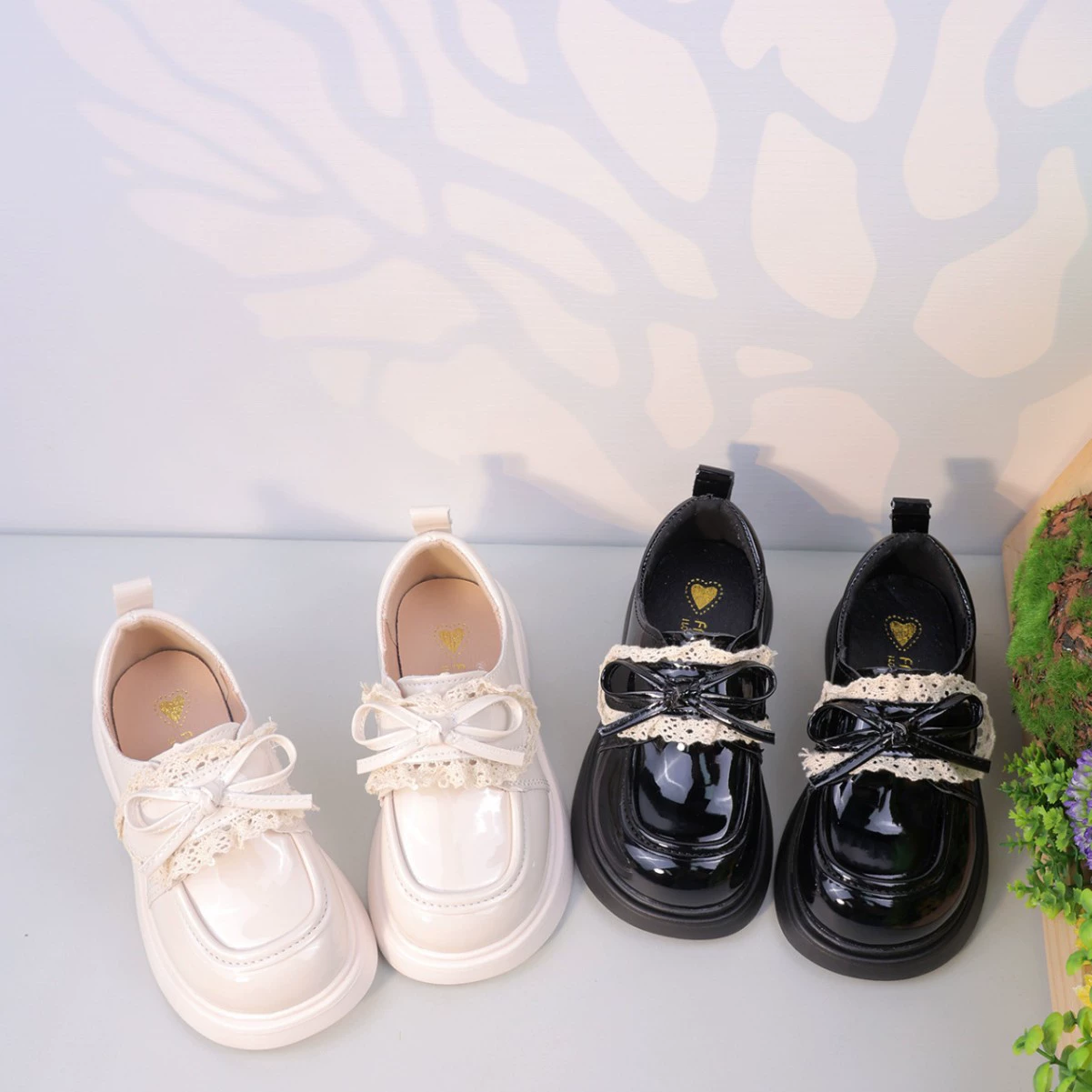 Детские летние ботинки-туфли принцессы из кожи и хлопка с бантом и кружевом, весна-лето 2025 года