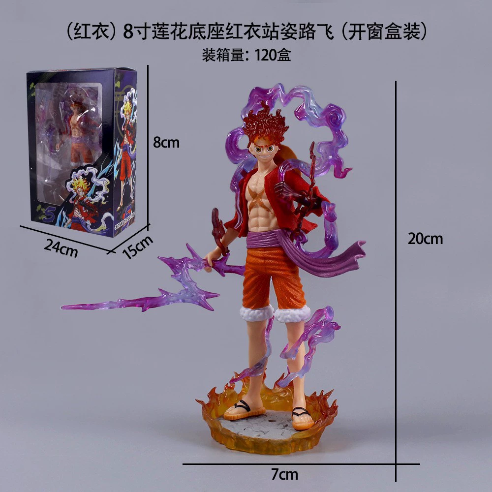 One Piece Q Версия Огненный кулак Лuffy Ace Три тысячи миров кимоно Юката фигурка Льюк модель украшение