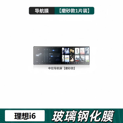 Interior Modification Film, Car interior film - 25-ideal-i6-navigation-frosted-tempered-film