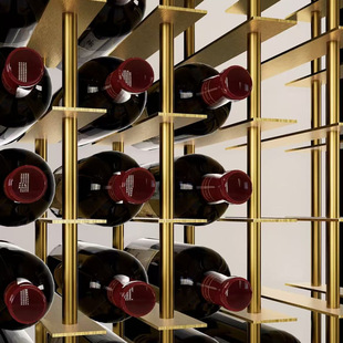 Customized Wine Cabinet, Seamless Welding, Multi-Layer Storage, Removable Constant Temperature and Moisture-Proof Display Cabinet, Modern Accessible Luxury Design