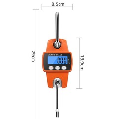 廠家跨境300kg電子吊秤小型電子吊鈎秤工業掛稱便捷式電子手持秤