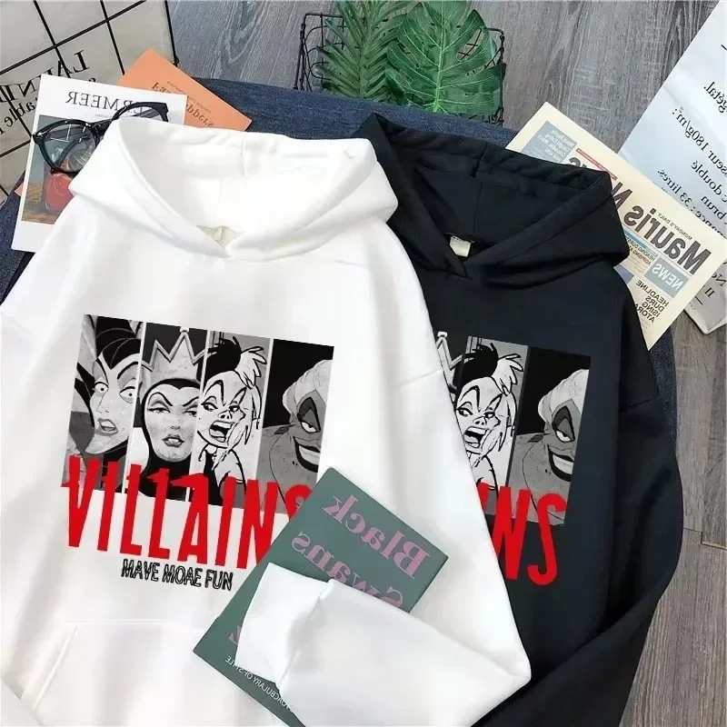 Anime Hoodie Cartoon Villain Printed Sweatshirt Autumn Wome