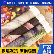 喷绘uv定制宣绒布油画布刀刮布打印广告围挡商场uv软膜灯箱高亮度