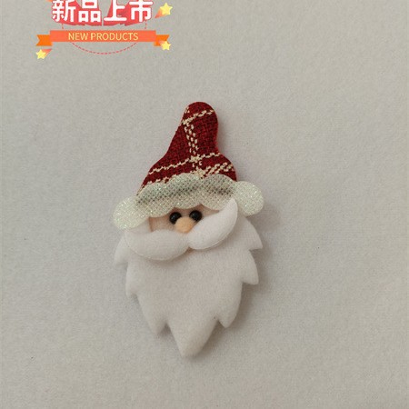 Nuevos accesorios de fieltro de Navidad alce pecado semiacabado reno de Navidad muñeco de nieve viejo árbol de Navidad diy